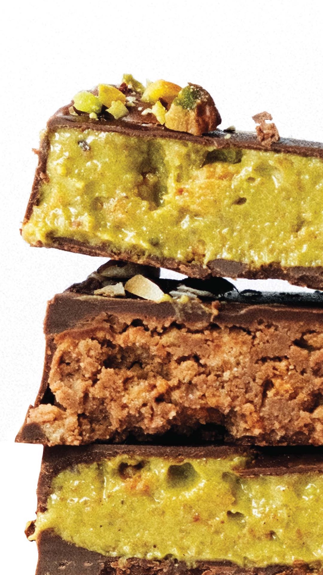 Bites de pistacho, avellanas y snickers